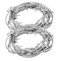 Fake Barbed Wire 2pcs Barbed Wire Roll Razor Barbed Wire Fence Wires Props Halloween Plastic Barb Wire Garland Prank for Crafts Critter. 