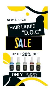 Pomade cair Pomade spray kesehatan rambut DOC HAIR LIQUID