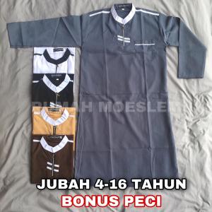 Jubah anak laki laki umur 4-15 tahun
