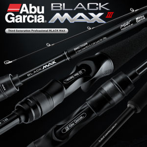 Abu Garcia [genuine product] New style Black Max BMAX Baitcasting Lure Fishing Rod1.98M/2.13M/1.8M/high Carbon Spinning/casting Fishing Rod hardness ML/M/MH/H/UL/L 2023upgrade