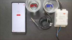 (HD1)For Tuya Wifi Smart Temperature Sensor Monitor Intelligent Control Real-time Switch Waterproof Monitoring 16A 3000W Compatible with Alexa Untuk Sensor Suhu Pintar Wifi Tuya Pemantau Kawalan Pintar Suis Masa Nyata Kalis Air 16A 3000W Bekerja