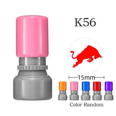 ZEFUVA Shell Color Random Golfer Gift Quick-dry Golf Ball Stamper Mark Seal Golf Accessories Golf Stamp Marker
