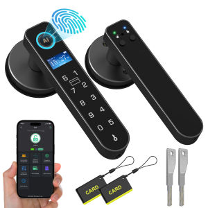 Khóa cửa vân tay kỹ thuật số năm trong một eLinkSmart có mật khẩu / chìa khóa / Cuộc sống thông minh / Mở khóa thẻ /APP
