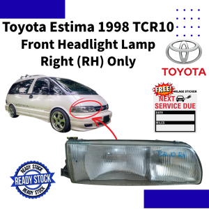 【100% JAPAN Original】Toyota Eastima Lucida 1998 TCR10 Front Headlight+Signal Lamp Head Lamp 车头灯 Lampu Hadapan