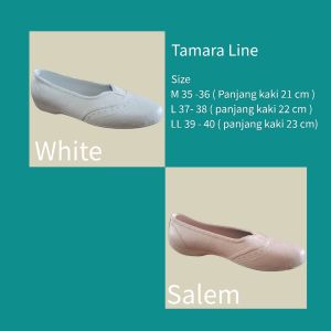 TamaraLine Sepatu Karet Wanita Dewasa Anti air Anti Licin Terbaru Kekinian Remaja  Casual Murah  115