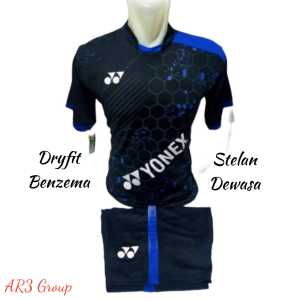 Stelan badminton pria/wanita baju badminton baju bulutangkis baju volly baju olahraga stelan yonex terbaru
