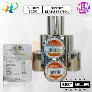 Golden 80x80 Paper Roll Struk Thermal Kasir 80mm Printer Epson TMT82X TMT81