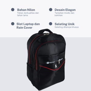 Tas Ransel Sekolah Backpack Tas Punggung ukuran Besar Jumbo Bahan Mikro