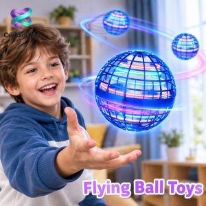Flying Spinner Cosmic Boomerang Hover Ball Fidget Toy Led Light Cool Stunt Toy Gift For Kids Adults Indoor Play
