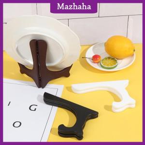 Mazhaha Portable Easels Plate Holders Picture Frame Display Stand Dish Rack Home Decor