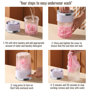 Small Laundry Detergent Thoroughly Clean Mini Laundry Equipment No Power Cord Restriction