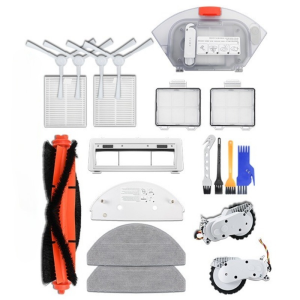 Xiaomi Mi S20 Mop Pro 1S E10 E12 D106 Robot Vacuum Rubber Roller Main Brush HEPA Filter Mop Pads Dust Bags Side Brushes Spare Replacement Parts Kit