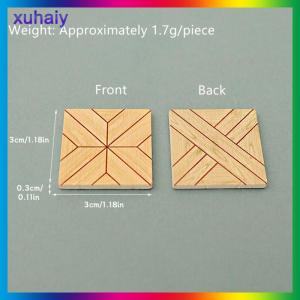 xuhaiy 5 cái bộ thu nhỏ Dollhouse sàn Sticker gạch lát sàn hình nền búp bê Mô hình nhà bếp phòng tắm tự làm trang trí