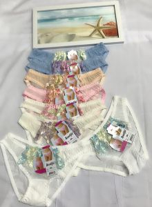 Quần Lót Nữ Thun Lưới Phối Ren thời trang 804 Freesize (45-50Kg 👉 Bảng chọn SIZE tham khảo) - Quần Chip Nữ chất lưới co dãn 4 chiều thoải mái vải mềm mịn thoáng mát