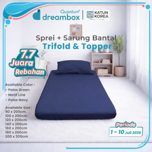Quantum Dreambox Sprei Set Trifold dan Topper - Zoma Katun Korea