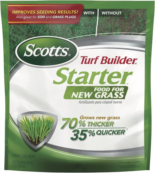 Scott Grow Scotts Turf Buildef Started Grow Grass 3lb / 1.36kg | Lazada PH