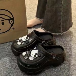 Women Sandals High Heel Summer Slippers Beach Shoes Cartoon Shoes