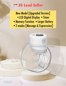 S12A Wearable Wireless Portable LCD Silicone Breast Pump Single Double Silent Handsfree USB Breastpump S9 S10 S12