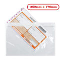 Consignment Note Pocket FULL GLUE Courier Flyer Pouch 100 PCS (Waterproof) [X01]. 