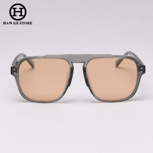 Hawaii Korea Style Photochromic Polarized Sunglasses for Men High Quality Men Women Square Frame Night Vision