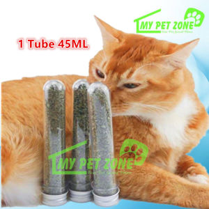 Organic Natural Catnip Powder / Cat Mint Powder Tube 45ML (45G) Reduce Stress 1 Pcs