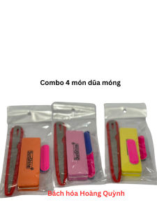 Combo 4 món dũa móng tiện lợi.