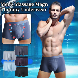 Mens magnetic therapy midrise boxer briefs pants