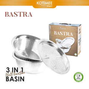 Parutan Serbaguna 3 in 1 Stainless Steel Tebal Anti Karat 28 cm