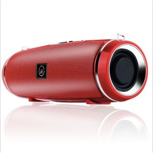 Loa bluetooth 4.2 mini âm thanh nổi sống động 6D Hifi Double Horn - red edition