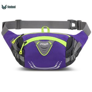 Nylon Pocket Jogging Bag Lightweight Anti-Theft Pack Belt Bags Elastic Breathable High Capacity with Zipper Sports Accessories [UEB Vodool]