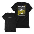 Kaos Pria Premium ATTITUDE - Baju Streetwear Tulisan Kata Bijak Motivasi Unisex Dewasa. 