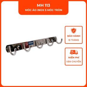 Móc áo inox 5 móc tròn VINA MH113