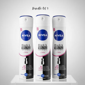 Nivea Black & White Invisible Clear x5 Anti Protection 150ml