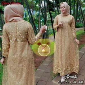 Gamis Brukat Remaja Terbaru 2025 & Outfit Lebaran Modern Mewah