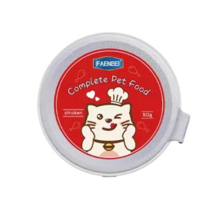 FAENBEI Complete Pet Food (50g /can) Premium Meat Selection + Fresh & Delicious Wet Cat Food for Kittens Over 3 Months
