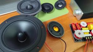 (In stock) HifI 3 inch Tweeter Speaker Unit 6ohm 60W Treble Loudspeaker For BX2 Replacement Bookshelf Audio Diy Dome Gold Film Sound Good