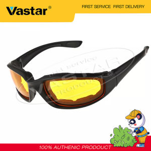 Vastar Night Vision Drivers Car Motocross Drivers Anti Glare Windproof Protective Gears Sunglasses（Yellow）