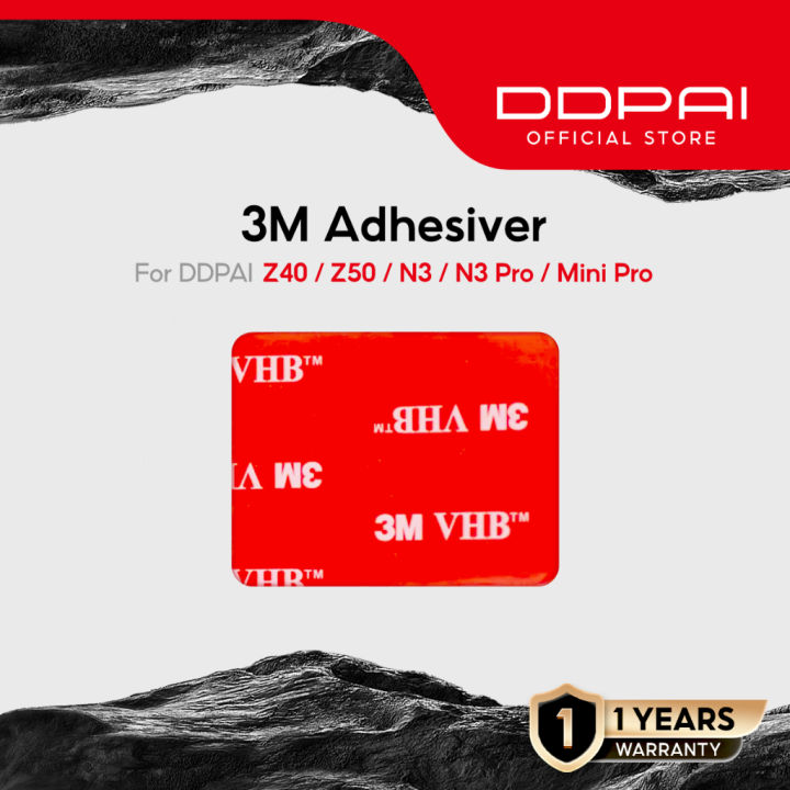 DDPAI 3M Adhesiver Sticker Dashcam Accessories Wind Screen Tape Sticker ...