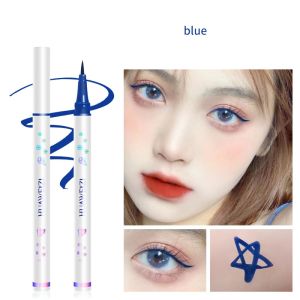 6 Color Liquid Eyeliner Pen Water Proof Lying Silkworm Pencil Very Fine Brown Purple Blue White Eye Makeup Shadow Liner Cosmetic