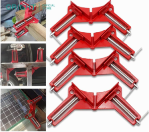 Corner Clamp Penjepit Sudut Frame Kaca Kayu Angle 90 Derajat Max Range 75mm diy woodworking Penjepit Kayu Kaca / Mini Clamp 3" Siku L Atau T Klem Sudut kayu Corner Craft Woodworking DIY catok siku clamp corner