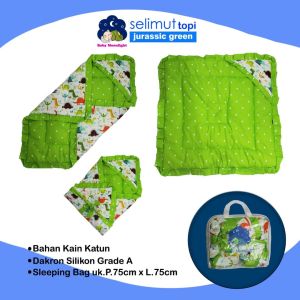 Promo..!! Selimut topi bayi hoodie motif bisa bolak balik bahan premium.