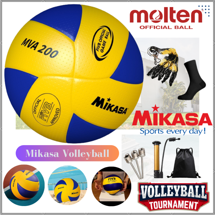 ORIGINAL MIKASA VOLLEYBALL MVA200 OUTDOOR AND INDOOR GOOD QUALITY