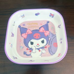 Kuromi Childrens Tableware Cartoon Household Shock-resistant Anti-scalding Baby Dinner Plate Eating Special Bowl 2023 New Style
