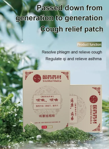 Traditional Chinese medicine cough and asthma patch to relieve cough