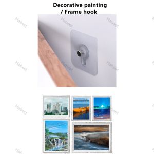 [Photo Picture Frame Hook/ Hanging Screw Hook] with Self Adhesive House Wall Decoration