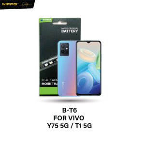 Hippo Baterai VIVO B-T6 VIVO Y75 5G / T1 5G 5000mAh Battery Batere Batrai Batre Original Cell Garansi resmi