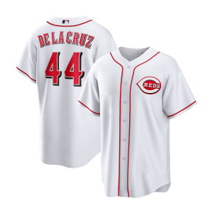 Reds  Cincinnati Reds  Mens and Womens Jerseys  44#De La Cruz  Embroidered Baseball Jacket