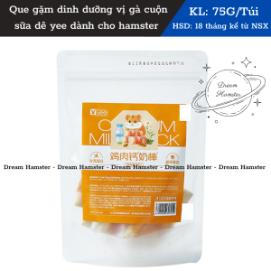 Que gặm dinh dưỡng vị gà cuộn sữa dê yee dành cho hamster