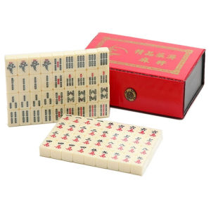 Chinese Mini Mahjong Set with 2 Extra Tiles