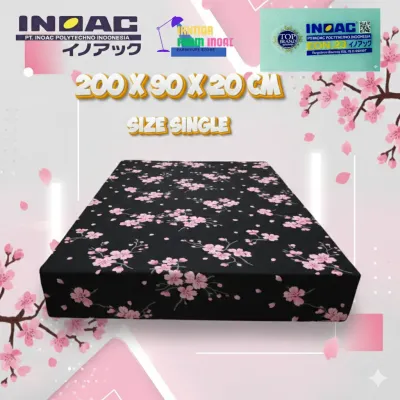 Inoac Kasur Busa D23 Ukuran 200x90x20 cm Anti Kempes Garansi 10 Tahun Busa Warna hijau